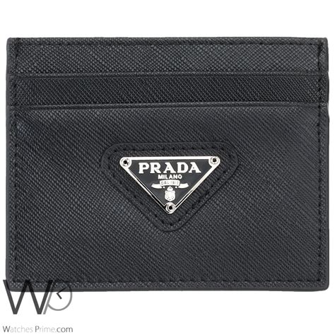 Prada card holder wallet